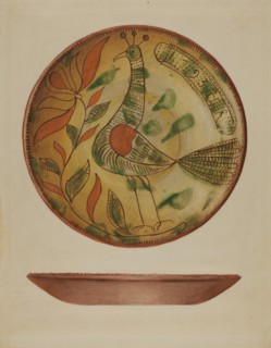 Plate, c. 1940.