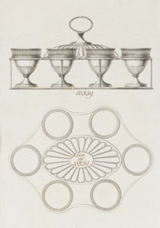 Egg Caddy, ca. 1790. Creator: Matthew Boulton.