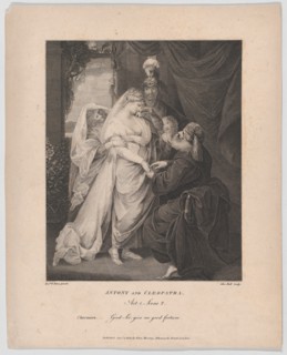 Antony and Cleopatra, Act 1, Scene 2: Charmian-"Good Sir, give me good fortune", January 1, 1817. Creator: John Hall.