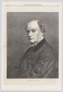 Daniel Maclise, R.A., from "Illustrated London News", May 9, 1868. Creator: Mason Jackson.
