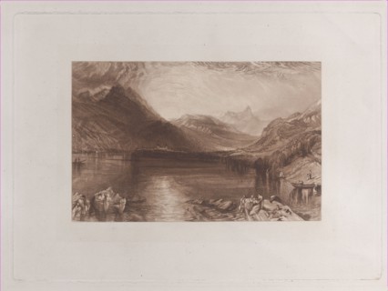 The Lake of Zug, 1888.. Creators: John Ruskin, Thomas Goff Lupton.