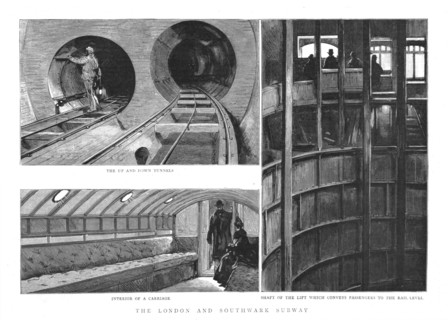 ''The London and Southwark Subway', 1890. Creator: Unknown.