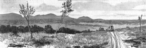 ''On the way to the Transvaal Gold Fields; Springbok Flats, Zoutspansberg', 1890. Creator: Unknown.