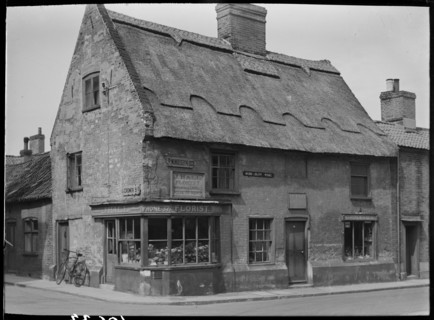 J Hall Florist's Shop, Mundesley Road, North Walsham, North Norfolk, Norfolk, 1947. Creator: Herbert Felton.