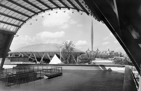 Festival of Britain, Belvedere Road, South Bank, Lambeth, London, 1951. Creator: Festival of Britain Office.