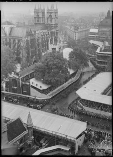 Coronation of Queen Elizabeth II, Parliament Square, City of Westminster, London, 1953. Creator: Ministry of Works.