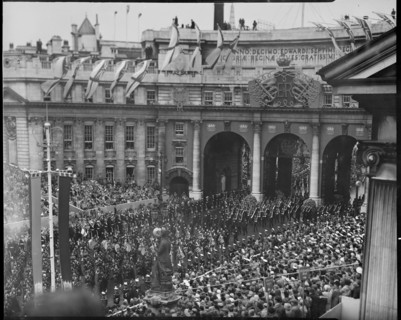 Coronation of Queen Elizabeth II, The Mall, City of Westminster, London, 1953. Creator: Ministry of Works.