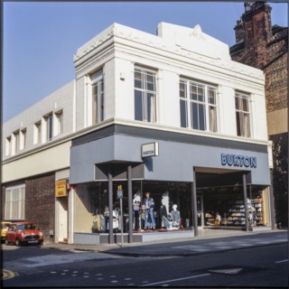 Burton, 27-29 Market Street, Longton, Stoke-on-Trent, 1980s-1990s. Creator: Nicholas Anthony John Philpot.