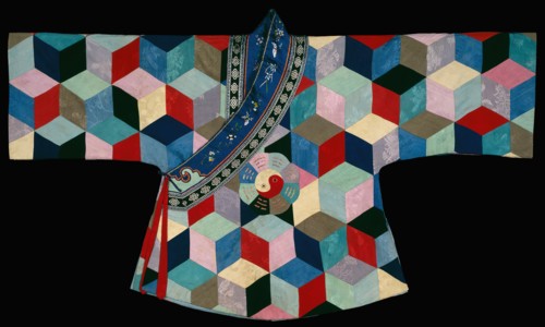 Boy's Baijia Pao ("One Hundred Household" Robe), China, Qing dynasty (1644-1911), 1850/1900. Creator: Unknown.