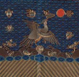 Man's Court Badge, China, 1880/1900, Qing dynasty (1644-1911). Creator: Unknown.