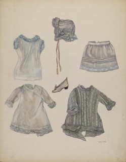 Doll Wardrobe, c. 1937. Creator: Dorothy Harris.