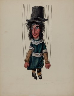 Marionette - Missionary, c. 1937. Creator: Dorothy Harris.