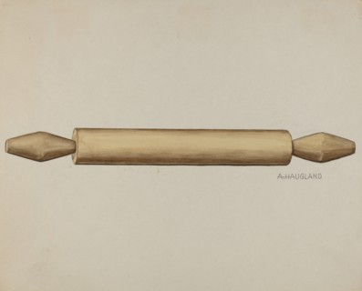 Rolling PIn, c. 1937. Creator: Augustine Haugland.