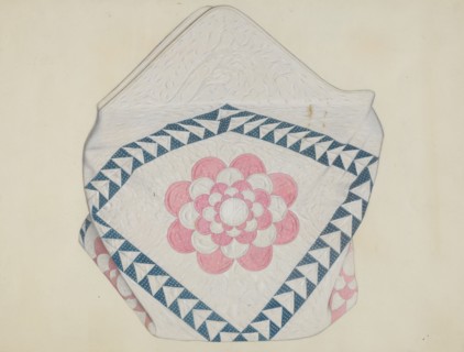 Quilt, c. 1937. Creator: William High.