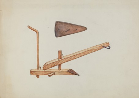 Plow and Plowpoint, c. 1937. Creator: William Hoffman.