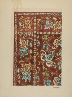Cotton Kerchief, c. 1937. Creator: Percival Jenner.