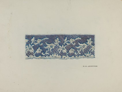 Lace Trim, 1935/1942. Creator: Walter W. Jennings.