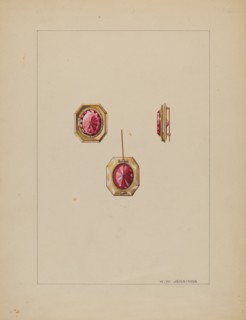 Brooch, c. 1937. Creator: Walter W. Jennings.