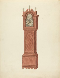 Grandfather Clock, c. 1935. Creator: Walter W. Jennings.