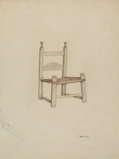 Sewing Chair, 1939. Creator: Dorothy Johnson.