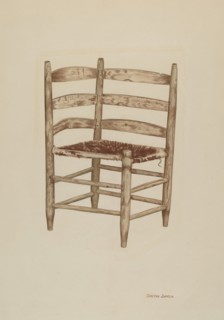 Double Back Chair, c. 1939. Creator: Dorothy Johnson.