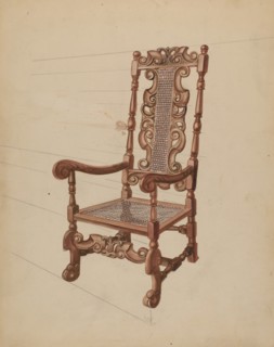 Armchair, c. 1936. Creator: Agnes Karlin.