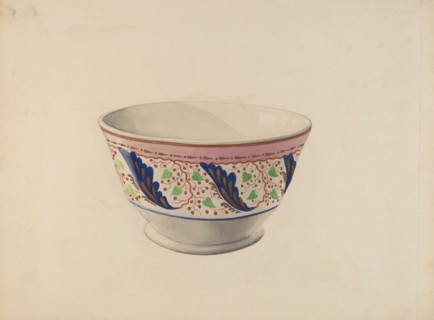 Soup Bowl, c. 1936. Creator: William Kerby.