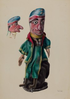 Hand Puppet "Punch", c. 1936. Creator: William Kerby.