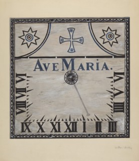 Sun Dial, c. 1937. Creator: William Kerby.
