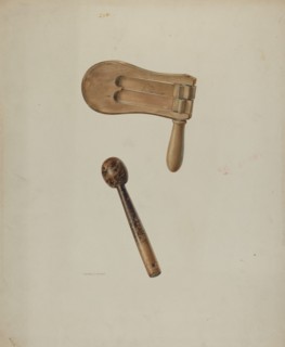 Policeman's Rattle, c. 1939. Creator: Alfred Koehn.