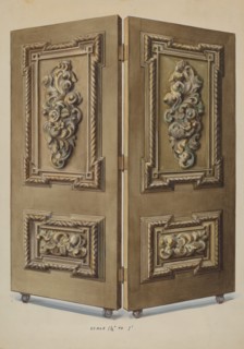 Doors, c. 1936. Creator: Alfred Koehn.