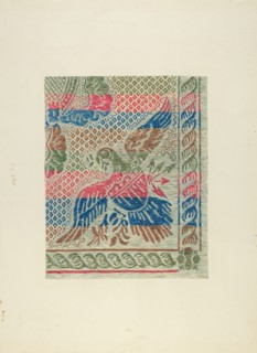 Homespun Bedspread, c. 1938. Creator: Gene Luedke.