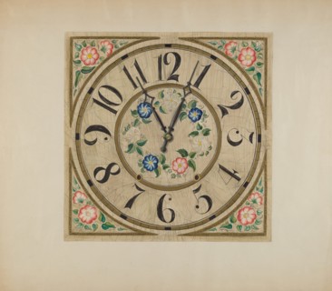 Clock Face, c. 1937. Creator: Gene Luedke.