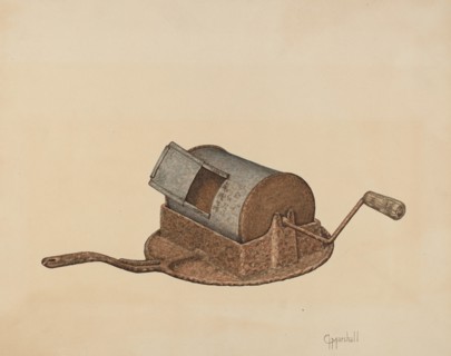 Coffee Roaster, c. 1939. Creator: Claude Marshall.