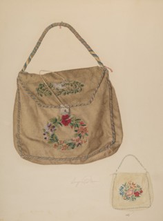 Bag, c. 1941. Creator: Georgine E. Mason.