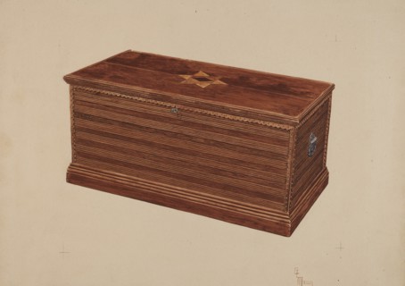 Chest, c. 1938. Creator: Georgine E. Mason.