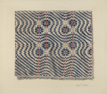 Coverlet, 1935/1942. Creator: Alois E. Ulrich.