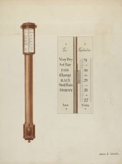 Shaker Barometer, c. 1937. Creator: Alois E. Ulrich.