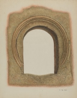 Chapel Window, c. 1939. Creator: Vera Van Voris.