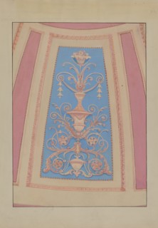 Plaster Ornament, c. 1936. Creator: Vera Van Voris.