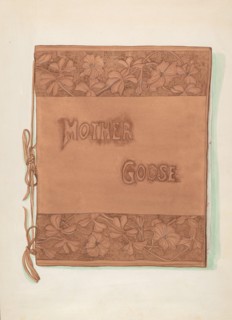 Leather Book Cover, c. 1936. Creator: Vera Van Voris.