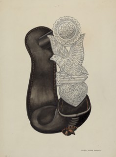 Stirrup, c. 1940. Creator: Harry Mann Waddell.
