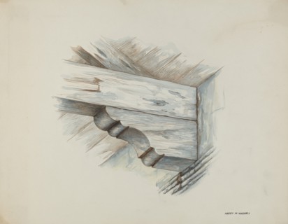 Corbel, 1939. Creator: Harry Mann Waddell.