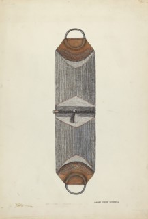 Horse Hair Cinch, c. 1936. Creator: Harry Mann Waddell.
