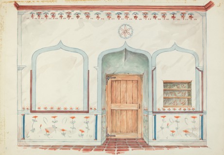 Wall Painting, 1935/1942. Creators: Harry Mann Waddell, Geoffrey Holt.