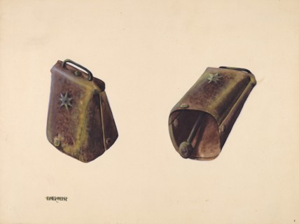 Cow Bell, #1, c. 1936. Creator: Elmer Weise.