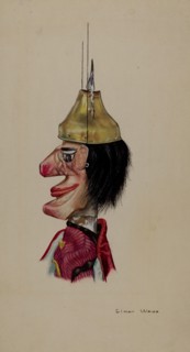 King Saul Marionette, c. 1937. Creator: Elmer Weise.