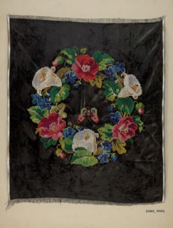 Cross Stitch, c. 1938. Creator: Elmer Weise.