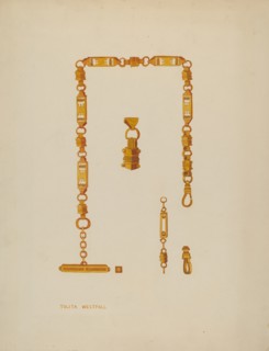 Watch Chain, c. 1937. Creator: Tulita Westfall.