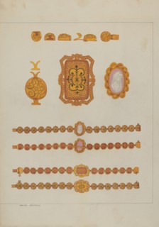 Bracelets, c. 1937. Creator: Tulita Westfall.